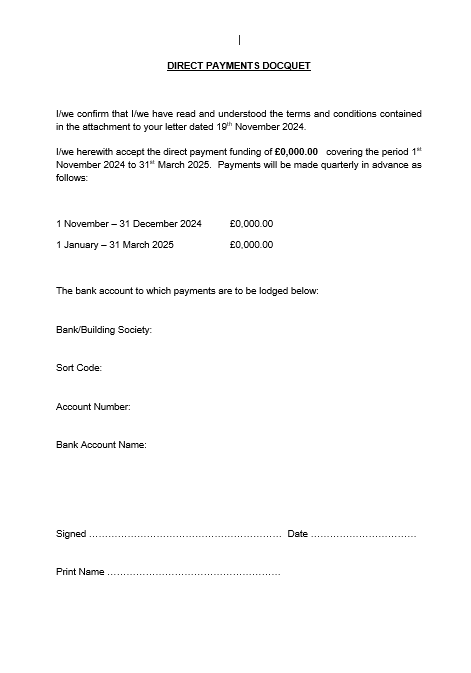Grant Offer Letter example